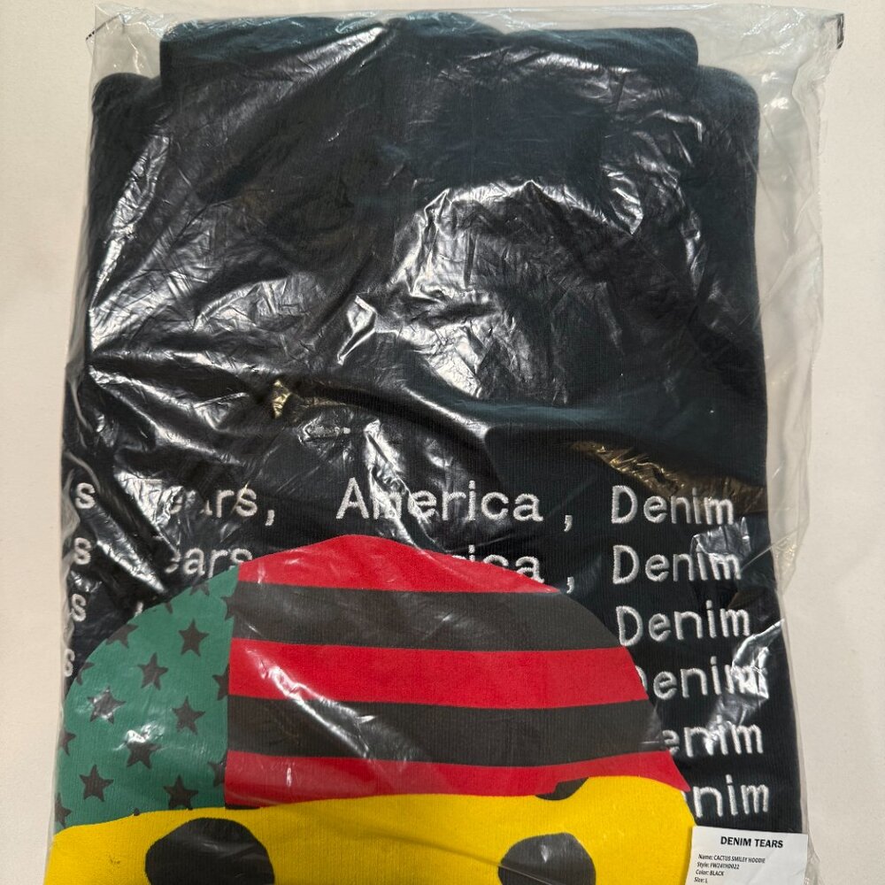 Denim Tears X CPFM Cactus Tears Hoodie Black - Size L